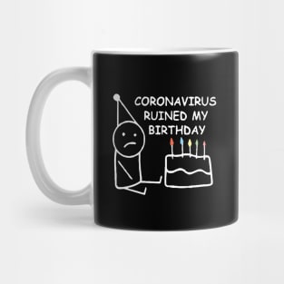 Coronavirus Ruined My Birthday Mug